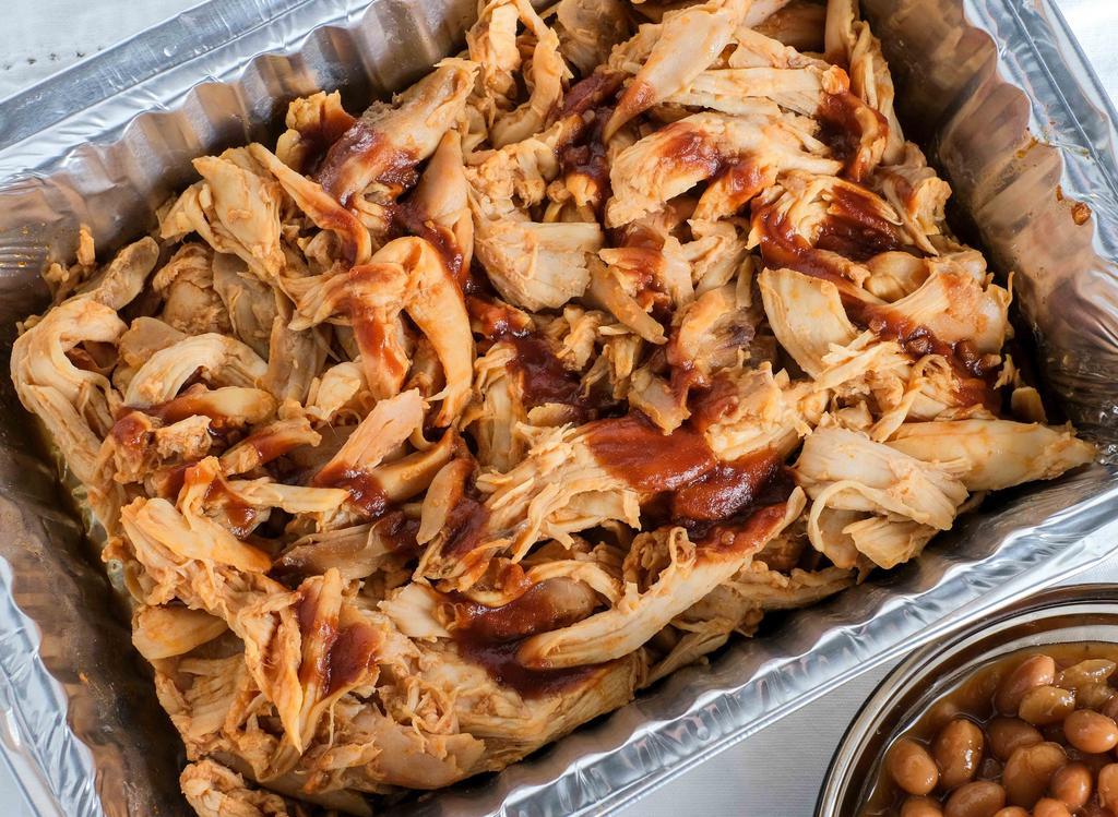 Smoked Pulled Chicken (1 Lb) · Smoked /w/ hickory wood.