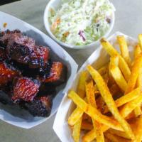 Burnt Ends · Tossed in our Sweet & Sassy and Mango Chipotle sauces.