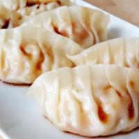 Steamed Dumplings · 6 piece. Choice of chicken or vegetable.
