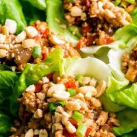 Chicken Lettuce Wraps · Extra lettuce for an additional charge.