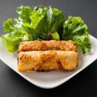Vietnamese Spring Rolls (2) · Crispy spring rolls, pork or vegetarian, served with our house-made dipping sauce.