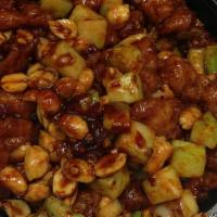Kung Pao Chicken · Spicy. Served with white rice. Spicy.