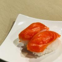 Salmon 2 Pieces · Sake