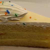Vanilla Cake Slice · 