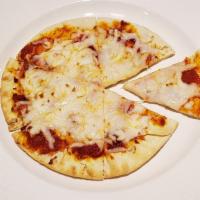 Cheese Pizza On Pita · Vegetarian.