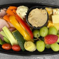 Single Charcuterie Tray · Assorted Meat, Cheese, Vegetable, and Fruit Tray