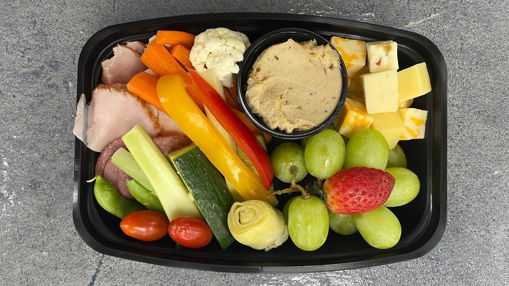 Single Charcuterie Tray · Assorted Meat, Cheese, Vegetable, and Fruit Tray