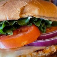 Turkey Burger · Fresh ground turkey grilled and topped with red onion, lettuce, and tomato.