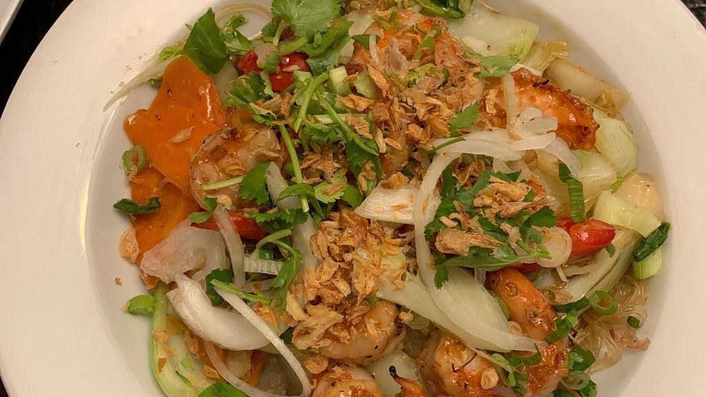 Shrimp Salad · House shrimp salad with veggies.