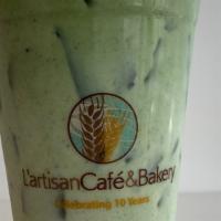 Iced Matcha Green Latte · Organic matcha powder _ barista edition!