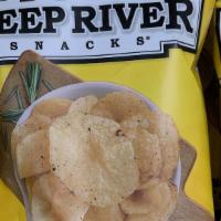 Rosemary & Olive Oil Kettle Cooked Potato Chips · Cause we give a chip too!