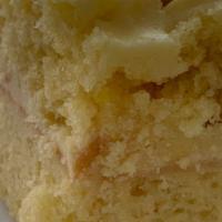 Lemon Burst · Dense moist lemon cake filled with a refreshing lemon filling, all covered in a silky lemon ...