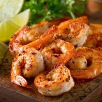 8 Pc Grilled Butter Jumbo Shrimp With Fries · Our jumbo shrimp grilled to perfection served with our butter garlic sauce. Comes with a sid...