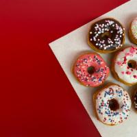 Sprinkle Donut · White, Chocolate, & Raspberry
