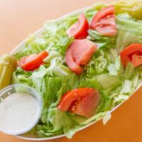 Garden Salad (Large Salad) · Choice of Dressing: Italian, Lite Italian, Ranch, or Greek.