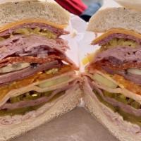 Reuben Sandwich With Chips And Canned Soda Monday Special · 