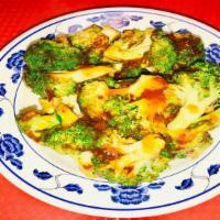 Spicy Broccoli With Garlic Sauce · Hot and spicy.