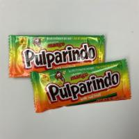 Pulparindo Mango  · 2 hot and salted tamarind pulp candies with mango artificial flavoring. (.49 oz each)