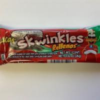 Lucas Watermelon Swinkles Rellenos  · Watermelon  hot candy strips with watermelon flavored filling. (.92 oz)