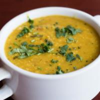 Yellow Daal · Lentils cooked in house spices, served with basmati rice.