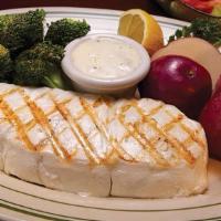 Alder Plank Halibut · 320. McGrath’s Heart Healthy choices.  Calorie counts with no sauce, fat-free dressing, and ...