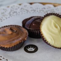 Peanut Butter Cup · A classic mix of chocolate and peanut butter, sweet and salty, available in milk, white, or ...