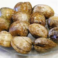 Top Neck Clams · Please note this product is sold raw, by the each.