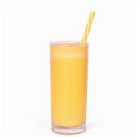 Mighty Mango Smoothie · Mango, apple, orange juice, banana, and lemon.