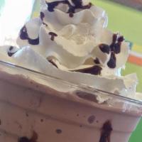 Malteada Chocolate · chocolate ice cream milk shake