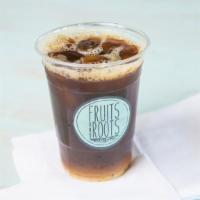 Iced Coffee With Coffee Ice Cubes · Directly-sourced Guatemalan coffee beans roasted locally rolled with local maple syrup & oat...