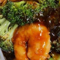 C 3. Shrimp With Broccoli · 