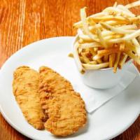 Kid'S Crispy Chicken Tenders · shoestring fries