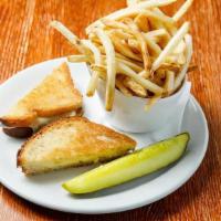 Kid'S Grilled Cheese  · shoestring fries