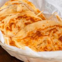 Kerala Parotta · Multilayered bread, goes really well with any south Indian style gravy.