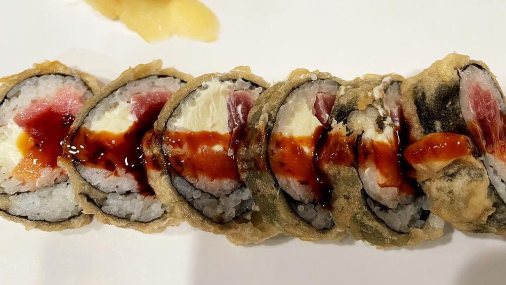 Sushi Platter · 7 pieces of assorted nigiri sushi and tuna or California roll.