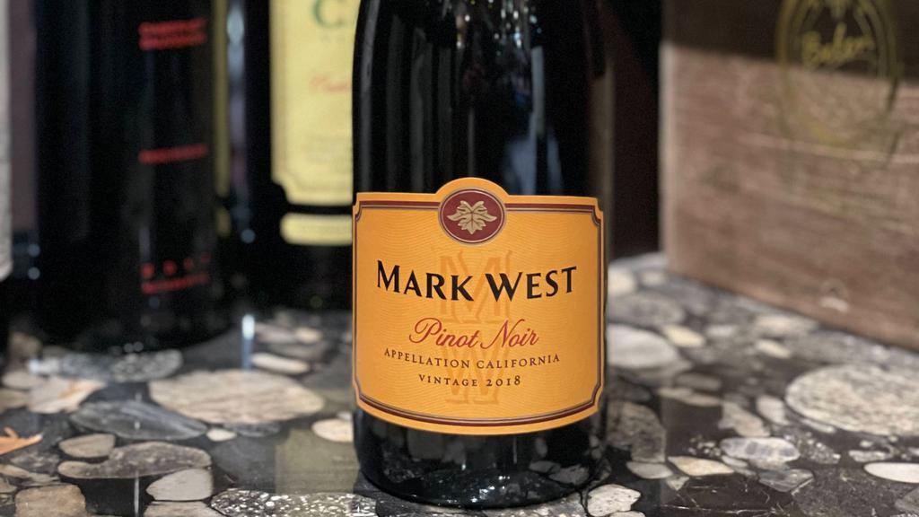 Mark West · A medium-bodied, fruity red that features scents of dark berry and cassis with notes of sweet baking spice and savory oak.