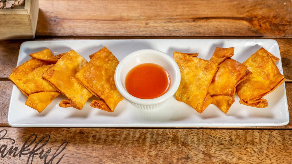 Fried Crab Wontons · Chinese dumpling that comes with filling.
