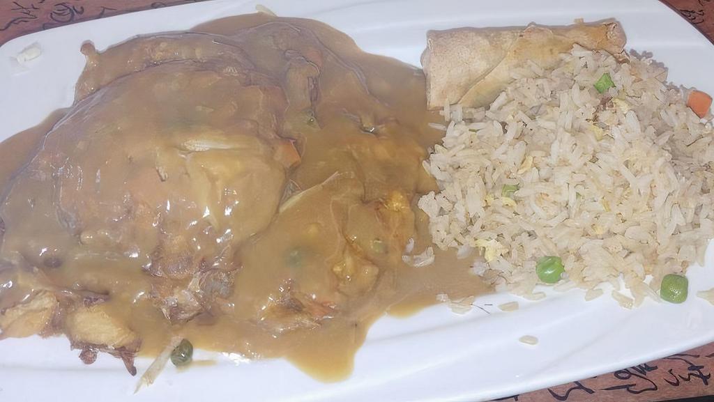 Egg Foo Young · Choice of shrimp, chicken, beef, pork or vegetable.