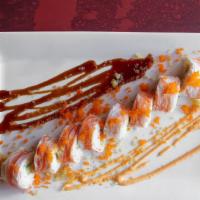 Shaggy Dog Roll · Shrimp tempura, crabmeat with spicy mayo and eel sauce.