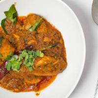 Chicken Chettinad · From the cuisine of Chettinad in South India, a spicy chicken cooked in chef's traditional b...