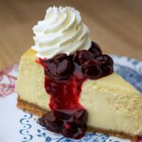 Vanilla Bean Cheesecake Slice · 