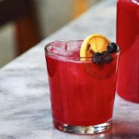 The Constitution · 16 oz. Founding Spirits Dry Gin infused with blueberry, ginger & chamomile, lemon