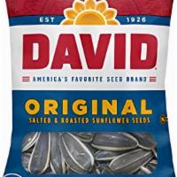 David Original Salted And Roasted Sunflower Seeds · 0.9 Oz