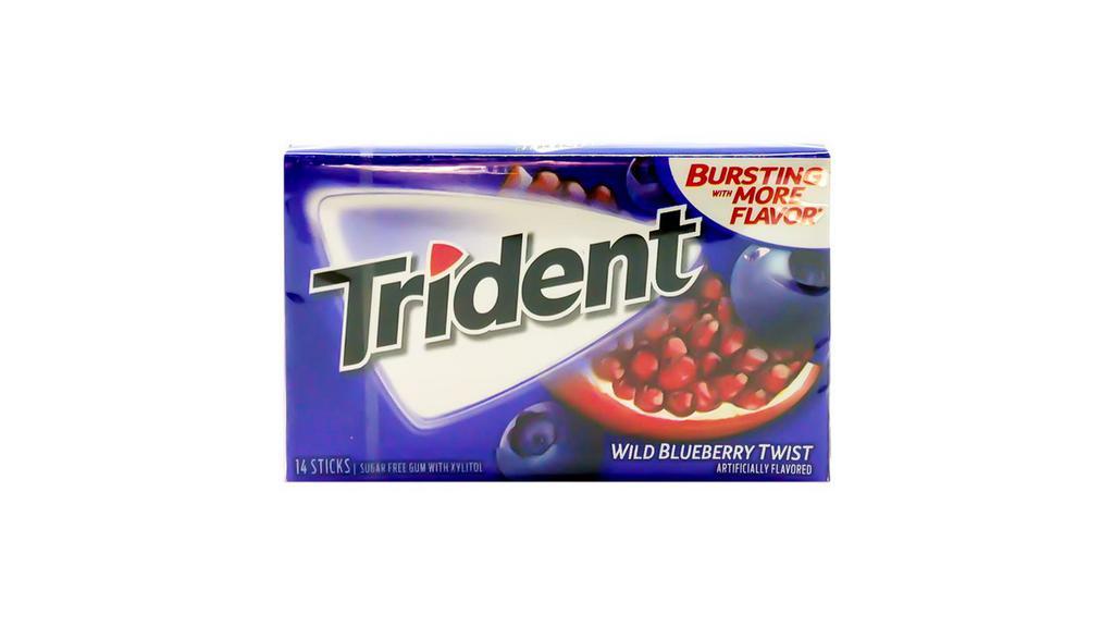 Trident Wild Blueberry Twist Sugar Free Gum · 1.37 Oz