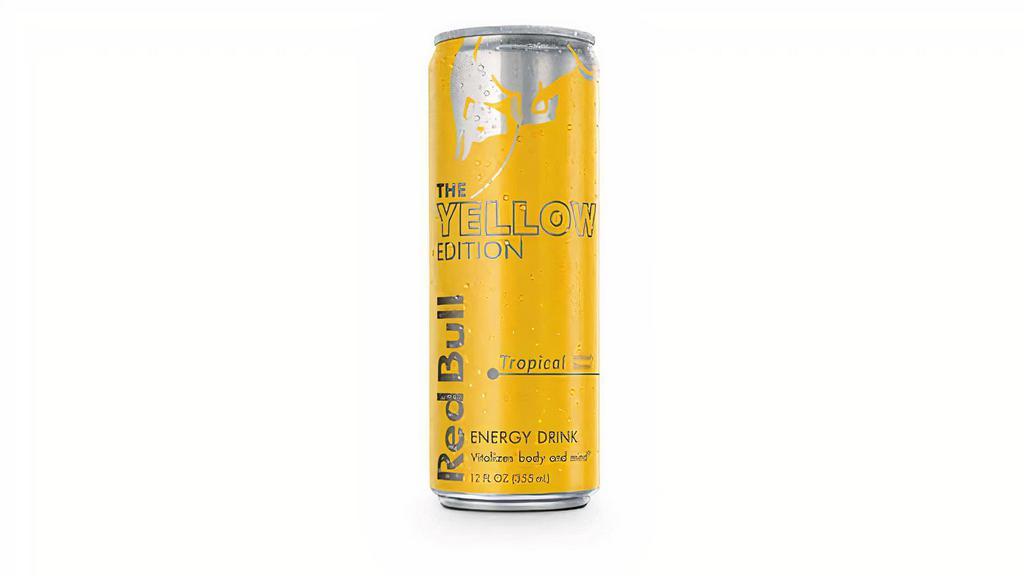 Red Bull Energy Drink, Tropical, Yellow Edition · 12 Fl Oz