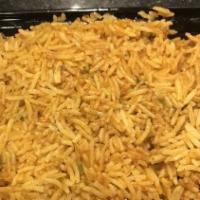 Chicken Tikka Biryani · Distinct flavored Indian Basmati rice cooked with boneless chicken Tikka, saffron and spices.