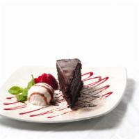 Chocolate Cake · A delicious dark chocolate