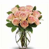 Teleflora'S Delicate Dozen · As soft and delicate as the first blush of love, this rose bouquet carries a lot of romance....