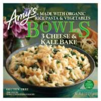 Amy'S 3 Cheese & Kale Bake With Rice Pasta And Vegetables Bowl (8.5 Oz) · 