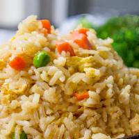 Large Plain Fried Rice · 26oz (peas, carrots, and eggs)